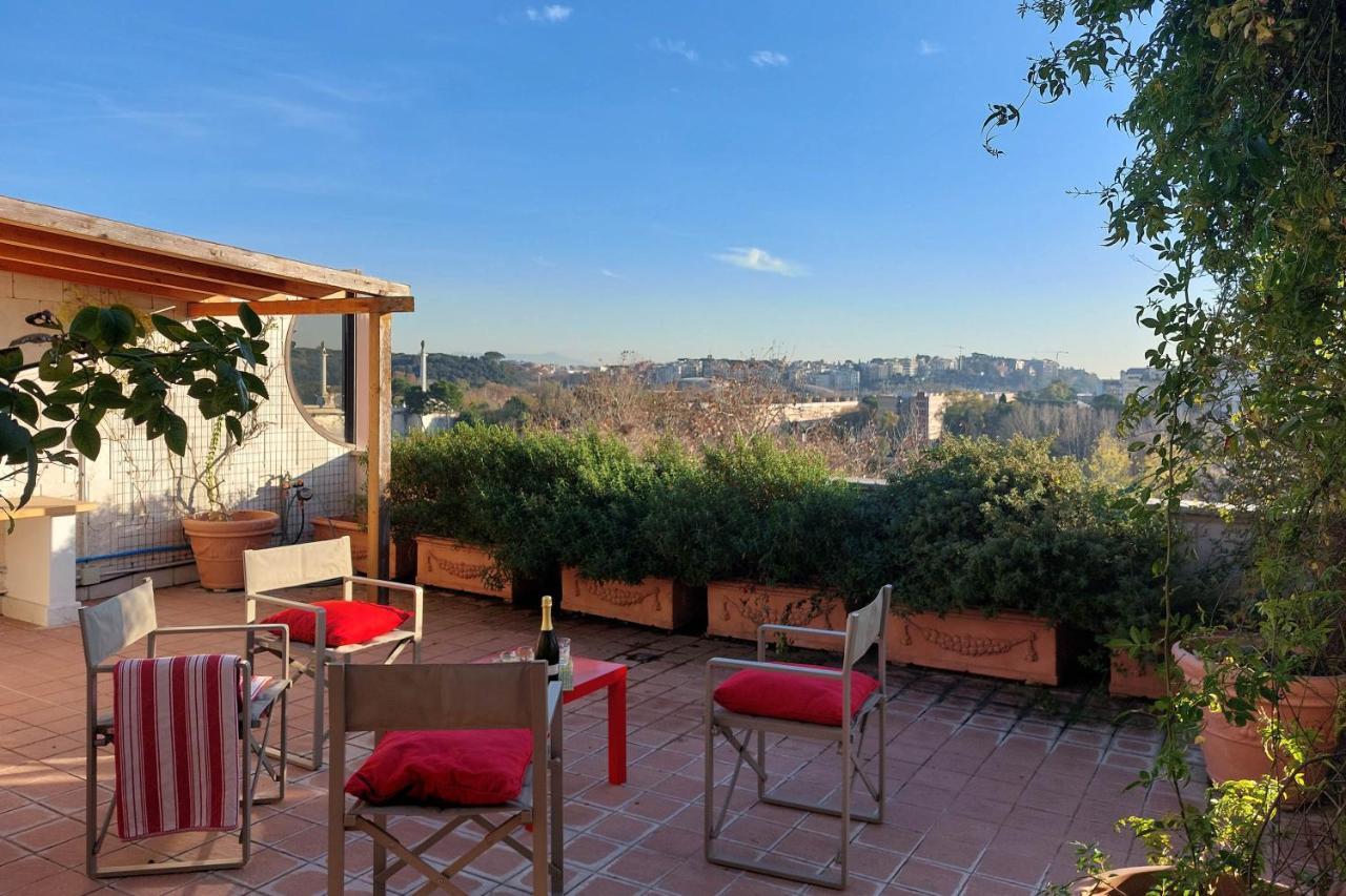 Beautiful Loft In Ponte Milvio With Terrace Lejlighed *