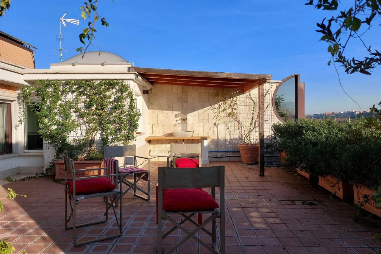 Beautiful Loft In Ponte Milvio With Terrace Lejlighed *