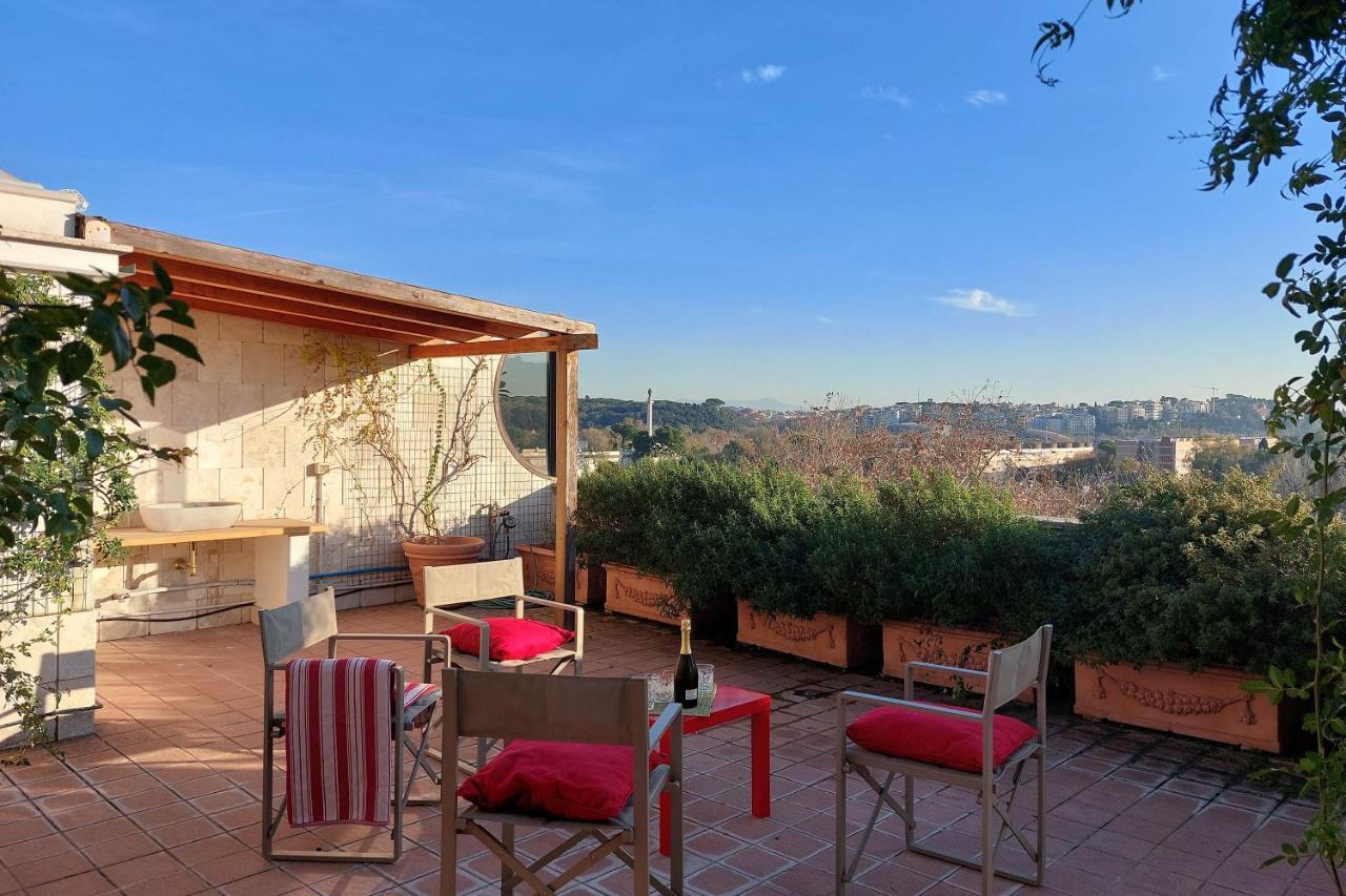 Beautiful Loft In Ponte Milvio With Terrace Lejlighed *