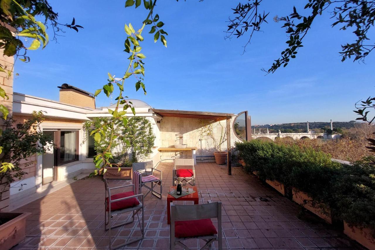 Lejlighed Beautiful Loft In Ponte Milvio With Terrace Rom