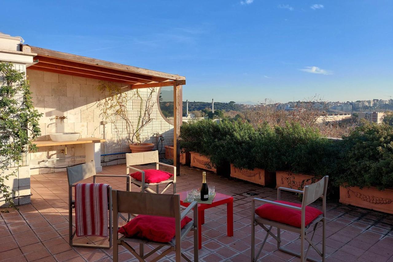 Lejlighed Beautiful Loft In Ponte Milvio With Terrace *