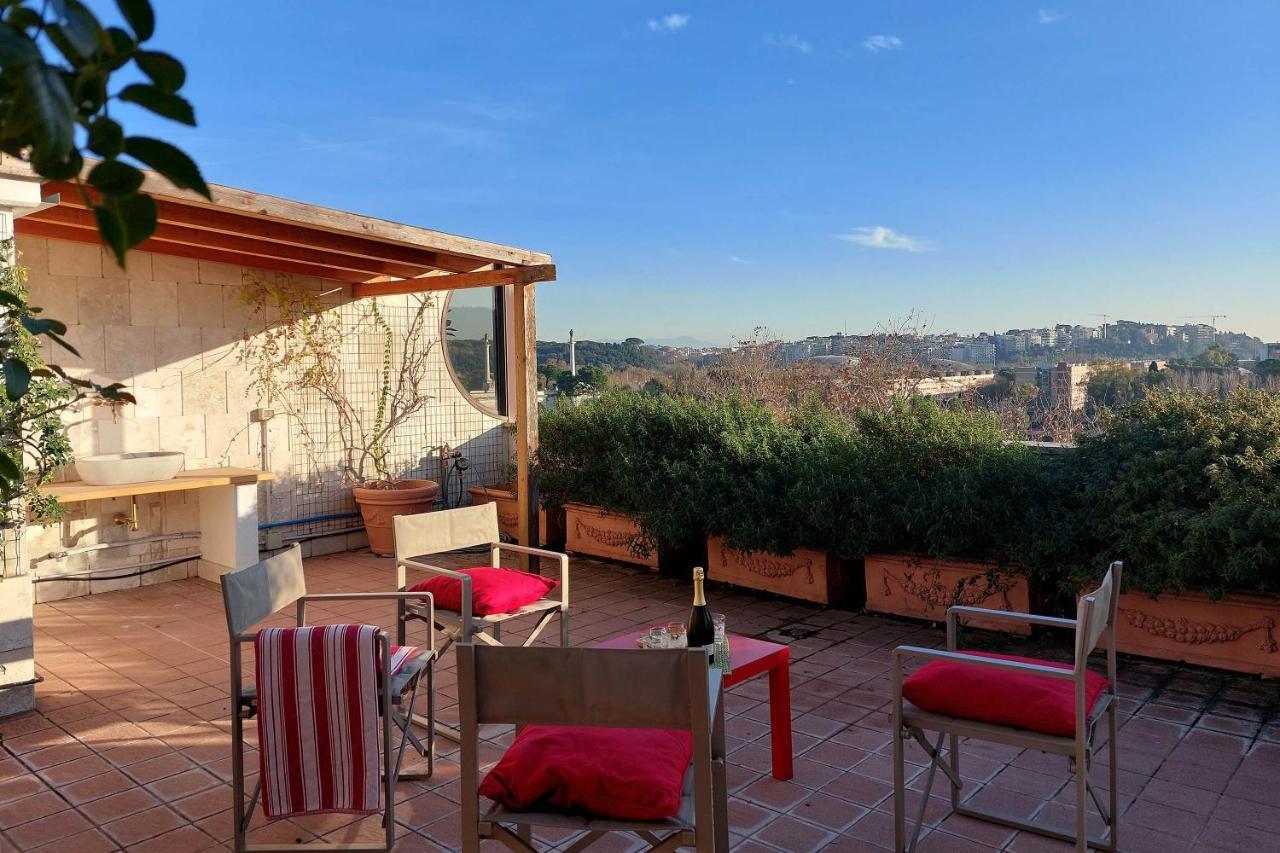 Lejlighed Beautiful Loft In Ponte Milvio With Terrace *